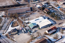 Drone recording of AVN GmbH in the district Neuenbürg in Kraichtal in the state Baden-Wuerttemberg, Germany