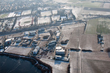 SHK in winter in Bruchsal in the state Baden-Wuerttemberg, Germany