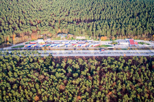 Serways motorway service station Hockenheimring Ost in Hockenheim in the state Baden-Wuerttemberg, Germany