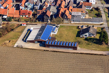 Stables at Oberdorf in Rheinzabern in the state Rhineland-Palatinate, Germany