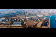 Mineral oil - tank Tanquid at the airport in Speyer in the state Rhineland-Palatinate, Germany