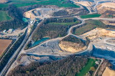 Nussloch limestone opencast quarry in the district Maisbach in Nußloch in the state Baden-Wuerttemberg, Germany
