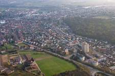 Heidelberger Straße in Wiesloch in the state Baden-Wuerttemberg, Germany