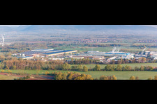 LANDAU EAST industrial park with Michelin TYRE WORKS LANDAU and RONAL GmbH in Landau in der Pfalz in the state Rhineland-Palatinate, Germany