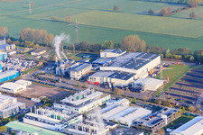 LANDAU OST industrial area with Rose Druck GmbH in Landau in der Pfalz in the state Rhineland-Palatinate, Germany