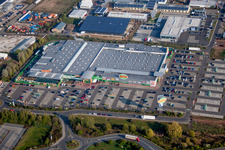 Building of the shopping center Globus SB-Warenhaus in Gruenstadt in the state Rhineland-Palatinate, Germany