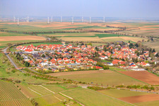 A61 bypasses the town in Eppelsheim in the state Rhineland-Palatinate, Germany