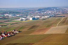 Industrial area Alzey in Alzey in the state Rhineland-Palatinate, Germany