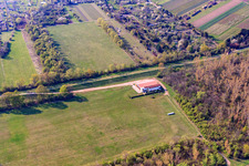 Gliding airfield Oppenheim in Oppenheim in the state Rhineland-Palatinate, Germany