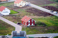 New development area in the NE Im Unterfeld in the district Schaidt in Wörth am Rhein in the state Rhineland-Palatinate, Germany