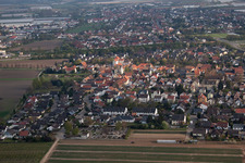 Aerial photograpy of District Schauernheim in Dannstadt-Schauernheim in the state Rhineland-Palatinate, Germany