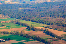 Aerial view of Model airfield of MSC Rülzheim from the northwest in Rülzheim in the state Rhineland-Palatinate, Germany