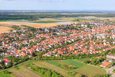 Aerial photograpy of Schubertstr in Kandel in the state Rhineland-Palatinate, Germany