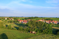 Aerial photograpy of In Billigheimer Bruch in Hergersweiler in the state Rhineland-Palatinate, Germany