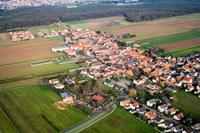 Aerial view of Konrad Nursery/Garden Center in the district Hayna in Herxheim bei Landau in the state Rhineland-Palatinate, Germany