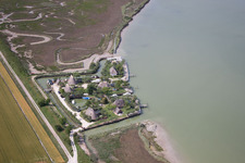 Aerial photograpy of Agenzia Valpelina in the state Veneto, Italy