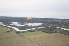 Aerial view of Valpelina in the state Veneto, Italy