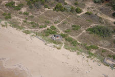 Aerial view of Porto Falconera in the state Veneto, Italy