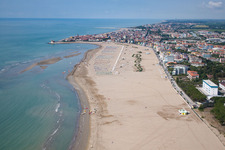 Porto Falconera in the state Veneto, Italy out of the air