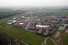 Aerial view of Duna Verde in the state Veneto, Italy