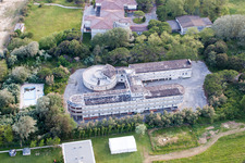 Dilapidated building of ex Colonia La Nostra Famiglia in Duna Verde in Venetien, Italy