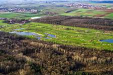 Drone image of Golf Club Landgut Dreihof SÜW in the district Dreihof in Essingen in the state Rhineland-Palatinate, Germany
