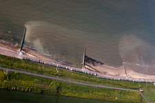 Aerial photograpy of Birchington-on-Sea in the state England, Vereinigtes Königreich