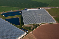 Aerial photograpy of Monkton in the state England, Great Britain