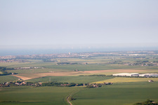Oblique view of Monkton in the state England, Great Britain