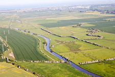 Monkton in the state England, Great Britain seen from above