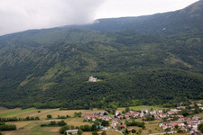 Toppo in the state Friuli Venezia Giulia, Italy from above