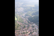 Ottange in the state Moselle, France from above