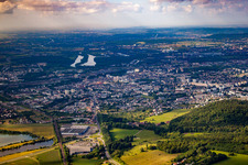 Oblique view of Yutz in the state Moselle, France