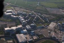 Bird's eye view of Great Stonar in the state England, Great Britain