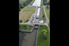 Kœnigsmacker in the state Moselle, France out of the air