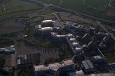 Great Stonar in the state England, Great Britain seen from a drone