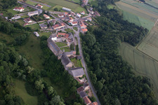 Oblique view of Roussy-le-Village in the state Moselle, France