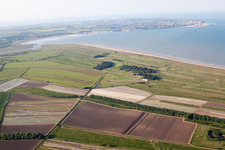 Bird's eye view of Great Stonar in the state England, Great Britain