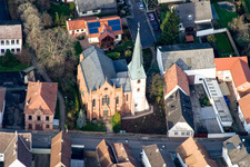 Church building of the catholic church St. Michael in the village of in the district Duttweiler in Neustadt an der Weinstrasse in the state Rhineland-Palatinate