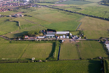 Aerial view of Deal in the state England, Great Britain