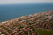 Deal in the state England, Great Britain seen from above