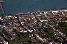 Deal in the state England, Great Britain viewn from the air
