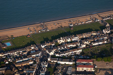 Deal in the state England, Great Britain seen from a drone