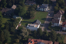 Luxury villa in residential area of single-family settlement in of Eichendorffstrasse in Kandel in the state Rhineland-Palatinate, Germany