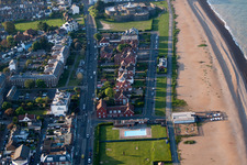 Bird's eye view of Deal in the state England, Great Britain