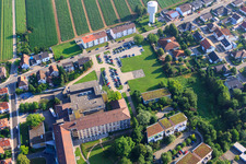 Oblique view of Asklepios Southern Palatinate Clinics in Kandel in the state Rhineland-Palatinate, Germany