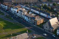Deal in the state England, Great Britain seen from above