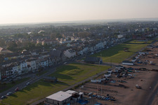 Deal in the state England, Great Britain viewn from the air