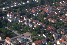 Bismarckstr in Kandel in the state Rhineland-Palatinate, Germany out of the air
