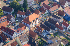 Main Street Town Hall in Kandel in the state Rhineland-Palatinate, Germany